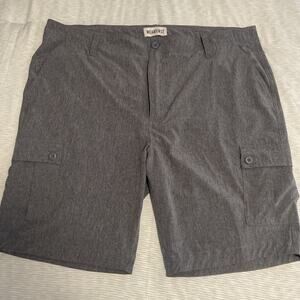 Wear First Cargo Shorts Men’s Size 42 Gray Stretch Utility Outdoor Casual